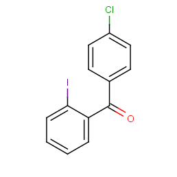 (4-chlorophenyl)-(2-iodophenyl)methanone