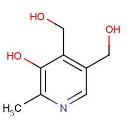 4,5-bis(hydroxymethyl)-2-methylpyridin-3-ol