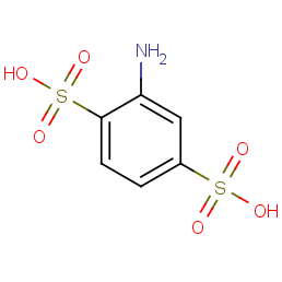2-aminobenzene-1,4-disulfonic Acid