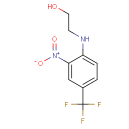 2-[2-nitro-4-(trifluoromethyl)anilino]ethanol