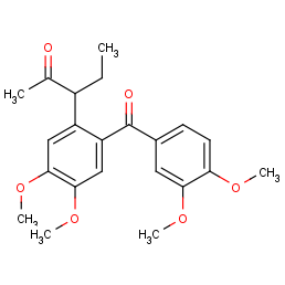 3-[2-(3,4-dimethoxybenzoyl)-4,5-dimethoxyphenyl]pentan-2-one