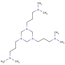 3-[3,5-bis[3-(dimethylamino)propyl]-1,3,5-triazinan-1-yl]-n,n-dimethylpropan-1-amine