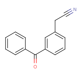 2-(3-benzoylphenyl)acetonitrile