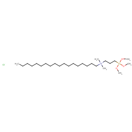 Dimethyloctadecyl[3-(trimethoxysilyl)propyl]ammonium Chloride