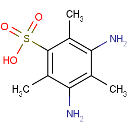 3,5-diamino-2,4,6-trimethylbenzenesulfonic Acid