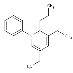 3,5-diethyl-1-phenyl-2-propyl-2h-pyridine