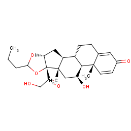 Budesonide;(11β,16α)-16,17-[butylidenebis(oxy)]-11,21-dihydroxypregna-1,4-diene-3,20-dione