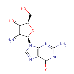 2-amino-9-[(2r,3r,4s,5r)-3-amino-4-hydroxy-5-(hydroxymethyl)oxolan-2-yl]-3h-purin-6-one