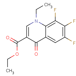 Ethyl 1-ethyl-6,7,8-trifluoro-4-oxoquinoline-3-carboxylate