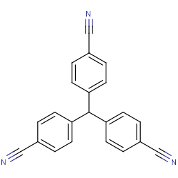 4-[bis(4-cyanophenyl)methyl]benzonitrile