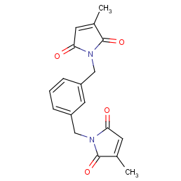 3-methyl-1-[[3-[(3-methyl-2,5-dioxopyrrol-1-yl)methyl]phenyl]methyl]pyrrole-2,5-dione