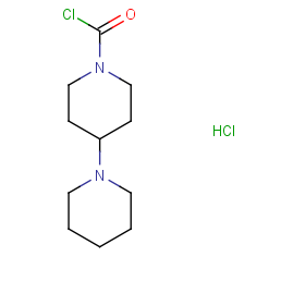 4-piperidin-1-ylpiperidine-1-carbonyl Chloride;hydrochloride