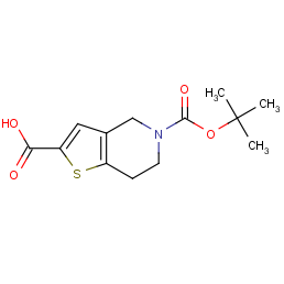 5-[(2-methylpropan-2-yl)oxycarbonyl]-6,7-dihydro-4h-thieno[3,2-c]pyridine-2-carboxylic Acid