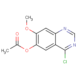 6-acetoxy-4-chloro-7-methoxyquinazoline