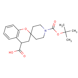 1'-[(2-methylpropan-2-yl)oxycarbonyl]spiro[3,4-dihydrochromene-2,4'-piperidine]-4-carboxylic Acid