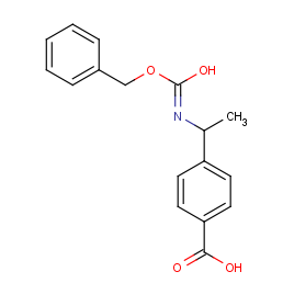 4-(1-{[(benzyloxy)carbonyl]amino}ethyl)benzoic Acid