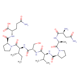 L-glutamine, L-asparaginyl-L-alanyl-L-prolyl-L-valyl-L-seryl-L-isoleucyl-L-prolyl-