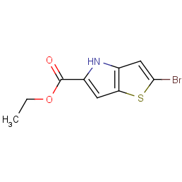 4H-thieno[3,2-b]pyrrole-5-carboxylic acid, 2-bromo-, ethyl ester