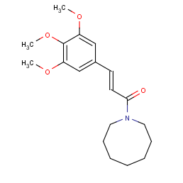(e)-1-(azocan-1-yl)-3-(3,4,5-trimethoxyphenyl)prop-2-en-1-one