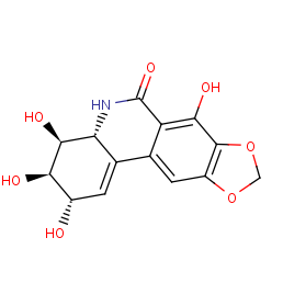 (2s,3r,4s,4ar)-2,3,4,7-tetrahydroxy-3,4,4a,5-tetrahydro-2h-[1,3]dioxolo[4,5-j]phenanthridin-6-one