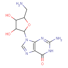 2-amino-9-[5-(aminomethyl)-3,4-dihydroxyoxolan-2-yl]-3h-purin-6-one