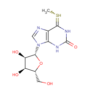 xanthosine, 6-S-methyl-6-thio-