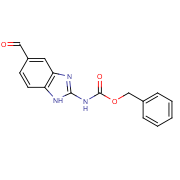 carbamic acid, (5-formyl-1H-benzimidazol-2-yl)-, phenylmethyl ester