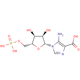 1H-imidazole-4-carboxylic acid, 5-amino-1-(5-O-phosphono-b-D-ribofuranosyl)-