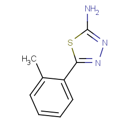 5-(2-methylphenyl)-1,3,4-thiadiazol-2-amine