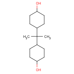 4-[2-(4-hydroxycyclohexyl)propan-2-yl]cyclohexan-1-ol