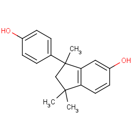 3-(4-hydroxyphenyl)-1,1,3-trimethyl-2h-inden-5-ol