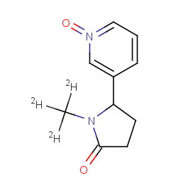 5-(1-oxidopyridin-1-ium-3-yl)-1-(trideuteriomethyl)pyrrolidin-2-one