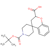 1'-[(2-methylpropan-2-yl)oxycarbonyl]spiro[2,3-dihydrochromene-4,4'-piperidine]-2-carboxylic Acid