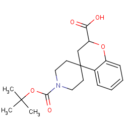 1'-[(2-methylpropan-2-yl)oxycarbonyl]spiro[2,3-dihydrochromene-4,4'-piperidine]-2-carboxylic Acid