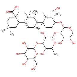 (4ar,6ar,6as,6br,8ar,9r,10s,12ar,14bs)-10-[(2s,4s,5s)-3-[(2s,3r,4r,5s,6s)-3,5-dihydroxy-6-methyl-4-[(2s,3r,4s,5s,6r)-3,4,5-trihydroxy-6-(hydroxymethyl)oxan-2-yl]oxyoxan-2-yl]oxy-4,5-dihydroxyoxan-2-yl]oxy-9-(hydroxymethyl)-2,2,6a,6b,9,12a-hexamethyl-1,3,4