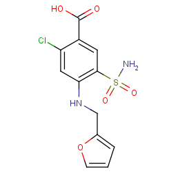 2-chloro-4-(furan-2-ylmethylamino)-5-sulfamoylbenzoic Acid