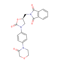 2-[[(5s)-2-oxo-3-[4-(3-oxomorpholin-4-yl)phenyl]-1,3-oxazolidin-5-yl]methyl]isoindole-1,3-dione