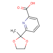 6-(2-methyl-1,3-dioxolan-2-yl)pyridine-2-carboxylic Acid