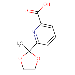 6-(2-methyl-1,3-dioxolan-2-yl)pyridine-2-carboxylic Acid