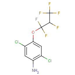 2,5-dichloro-4-(1,1,2,3,3,3-hexafluoropropoxy)aniline