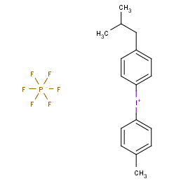 (4-methylphenyl)-[4-(2-methylpropyl)phenyl]iodanium;hexafluorophosphate