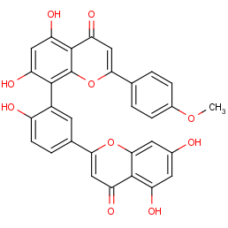 8-[5-(5,7-dihydroxy-4-oxo-4h-chromen-2-yl)-2-hydroxyphenyl]-5,7-d Ihydroxy-2-(4-methoxyphenyl)-4h-chromen-4-one