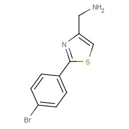 [2-(4-bromophenyl)-1,3-thiazol-4-yl]methanamine