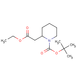 Tert-butyl 2-(2-ethoxy-2-oxoethyl)piperidine-1-carboxylate