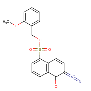 o-anisyl 6-diazo-5,6-dihydro-5-oxonaphthalene-1-sulphonate