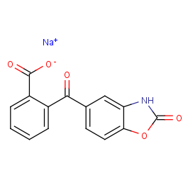 o-(2-Oxo-2,3-dihydrobenzoxazol-5-ylcarbonyl)benzoic acid sodium salt