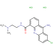 9-amino-7-chloro-N-[2-(dimethylamino)ethyl]acridine-4-carboxamide dihydrochloride
