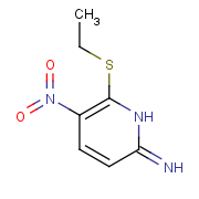 6-(ethylsulfanyl)-5-nitro-2-pyridinamine