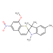 8'-METHOXY-1,3,3,5-TETRAMETHYL-6'-NITROSPIRO[INDOLINE-2,2'-THIOCHROMENE]