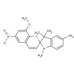 8'-METHOXY-1,3,3,5-TETRAMETHYL-6'-NITROSPIRO[INDOLINE-2,2'-THIOCHROMENE]